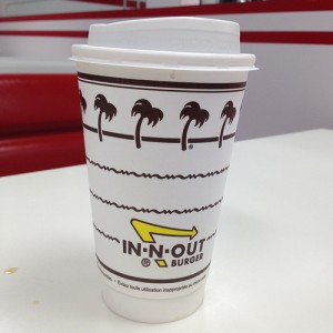 in-n-out burger spilled coffee