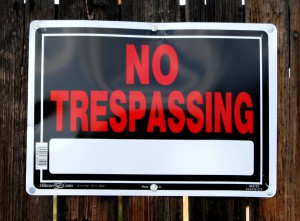 Can a No Trespassing Sign Keep the Cops Away?