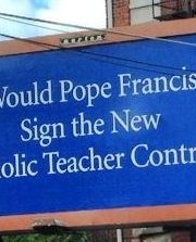 Catholic Teachers Protest Contracts That Ban "Sinful" Behavior 
