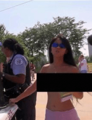 "Go Topless Day" Advocate Fights Indecent Exposure Fine