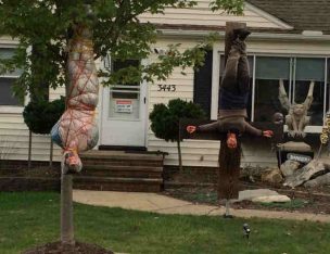 When Are Halloween Displays Too Scary?