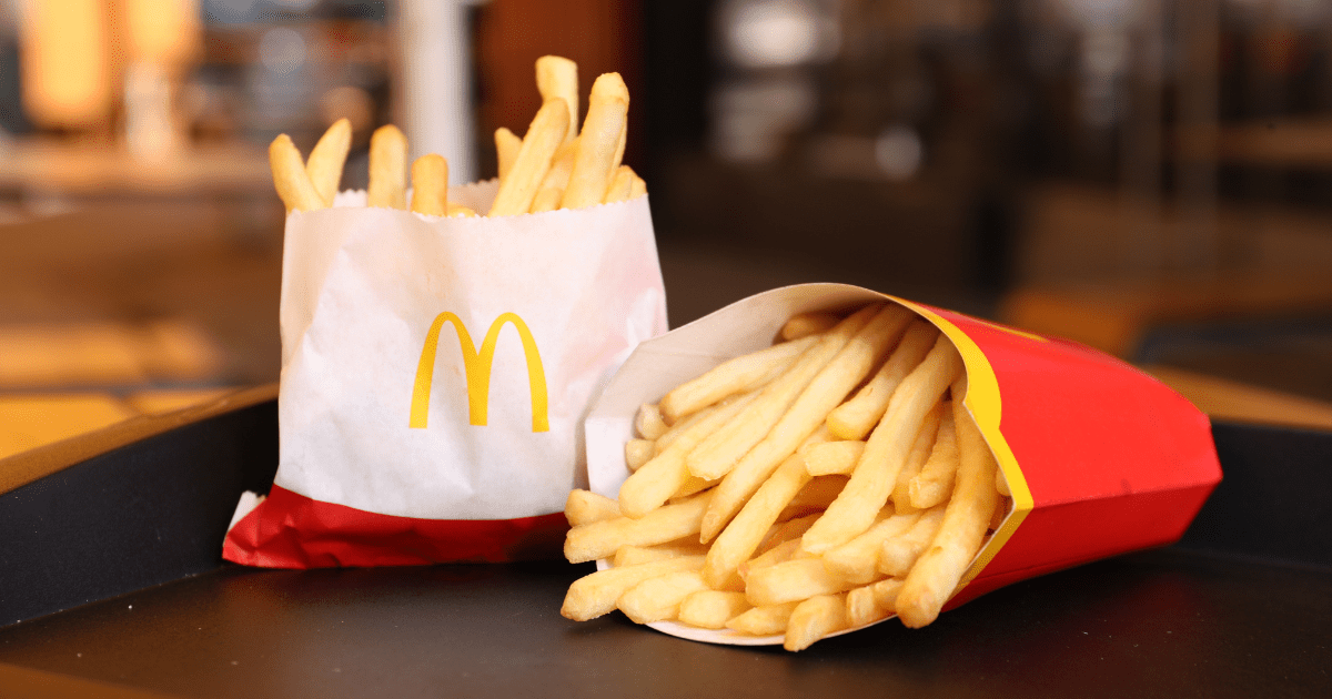 2 McDonalds' French Frys