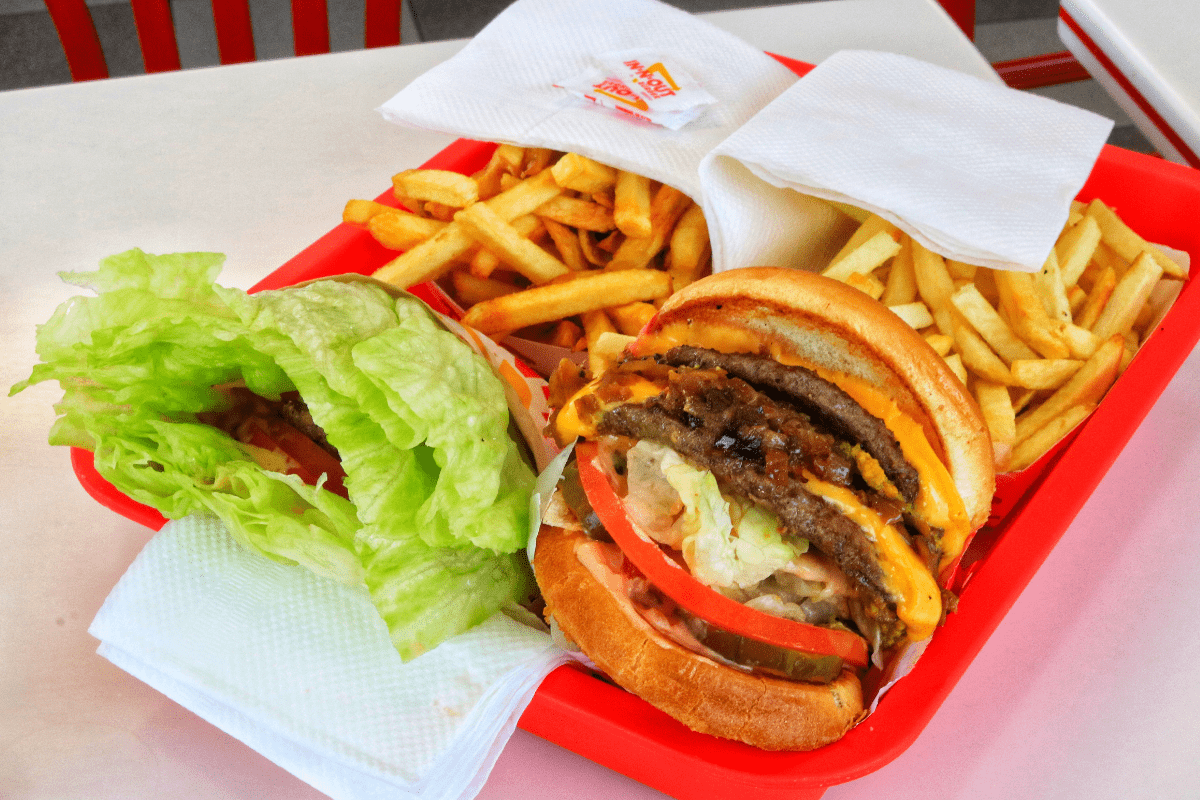 In-N-Out Burger and Fries