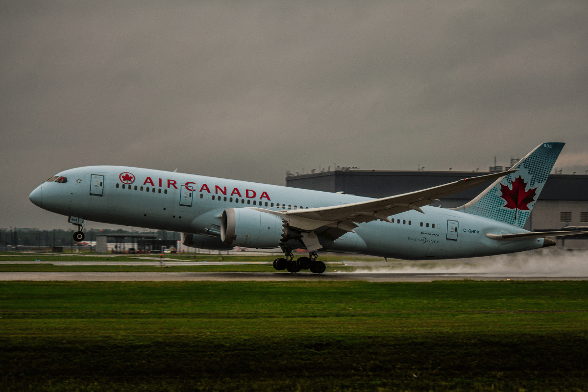 Airliner During Takeoff