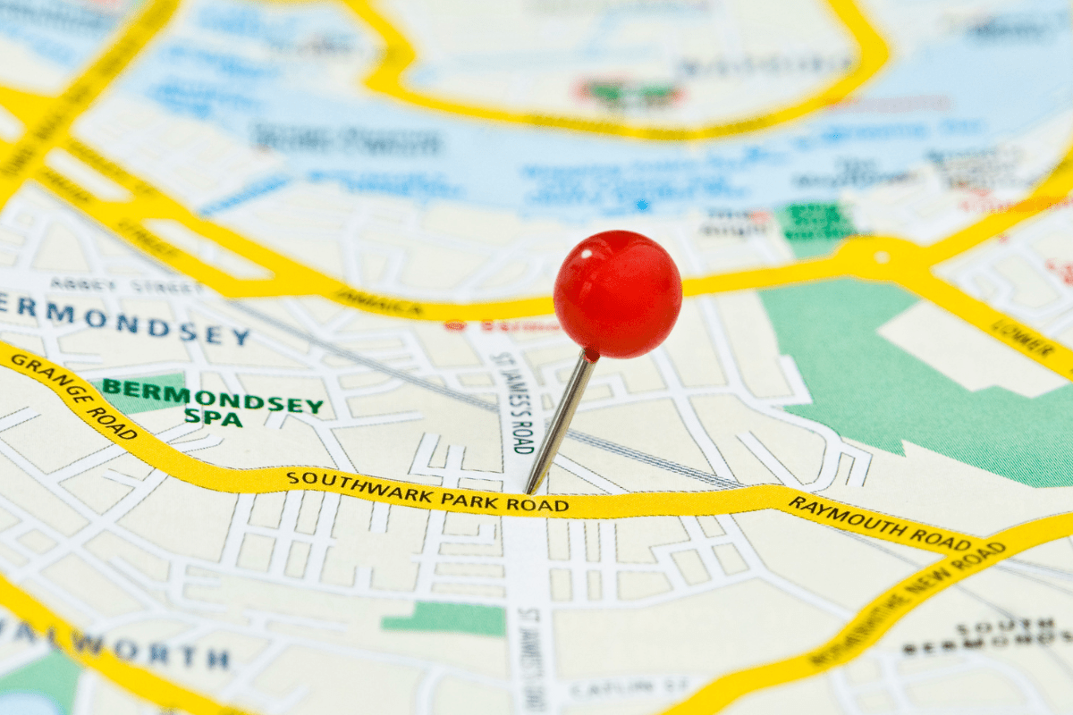 Google Maps with a Pin